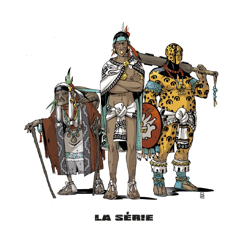 Le serpent et la lance T1 in reprint, with a dedication.…